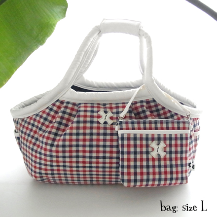 DB collaboration manner bag gingham check 