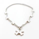 accessories ID cross titanium necklace(迷子札)