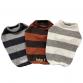 wear wool big border raglan T white x gray