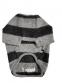 wear wool big border raglan T charcoal x gray