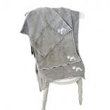 care f dog quick dry towel gray x WH x coast blue