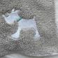 care f dog quick dry towel gray x WH x coast blue