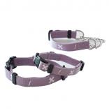 collar tape cross pink x white