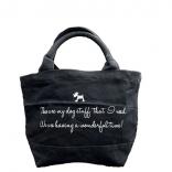 living washed canvas walking bag