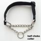 collar SET tape cross collar black x white