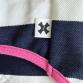 wear border tank top　navy x pink