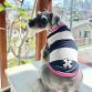 wear border tank top　navy x pink