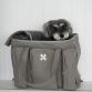 living canvas dog carry  gray