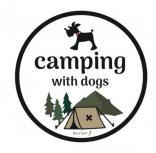 living camp dog sticker