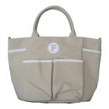 living pocket canvas bag wheat