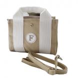 living canvas micro tote bag wheat