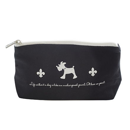living f dog canvas pouch