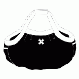 先行予約受中  DB marshmallowbag  linen like black