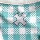 wear cool x cool 25℃ keep gingham button blue