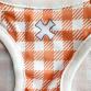 wear cool x cool 25℃ keep gingham button orange