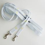 sale20%off leash tape cross ice blue x yellow