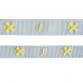 sale20%off collar tape cross ice blue x yellow