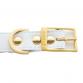 collar WILLA animal free collar + leash set white