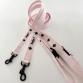 collar cotton collar leash set LILY pale pink