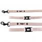 collar cotton collar leash set LILY pale pink