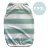 wear cool x cool 25℃ keep border stitch ocean blue