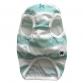 wear cool x cool 25℃ keep border stitch ocean blue