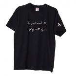 SALE20%OFF play with dogs T for mom & dad black