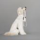 collar cotton collar leash set LILY pale pink