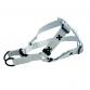 cotton harness leash set CROSS water x black
