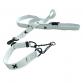 cotton collar leash set CROSS water x black