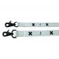 cotton collar leash set CROSS water x black