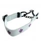 cotton collar leash set LILY water x plum