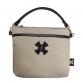 manner bag linenlike natural & black