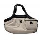 manner bag linenlike natural & black