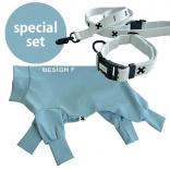 SET 30%OFF cool UV insectG+cottonC&L TURQUOISE
