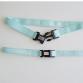 leash tape cross turquoise blue x black