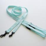 leash tape cross turquoise blue x white 10%OFF