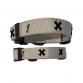 tape collar & leash set cross grayge x black　