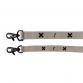 tape collar & leash set cross grayge x black　