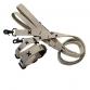 tape collar & leash set cross grayge x black　