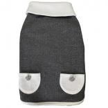 wear collar tank top herringbone gray