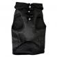 wear collar tank top herringbone black