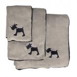 care f dog quick dry towel beige x purple