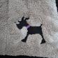 care f dog quick dry towel beige x purple