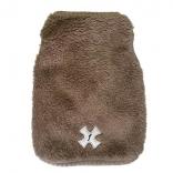 wear furry tank top beige (teddy brown)