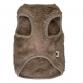 wear furry tank top beige (teddy brown)