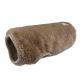 wear furry tank top beige (teddy brown)