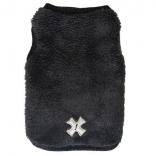 wear furry tank top black