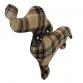 living f dachs cushion wool check