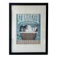 living schnauzer illustration poster　